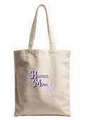 HM Beige Logo Tote Bag
