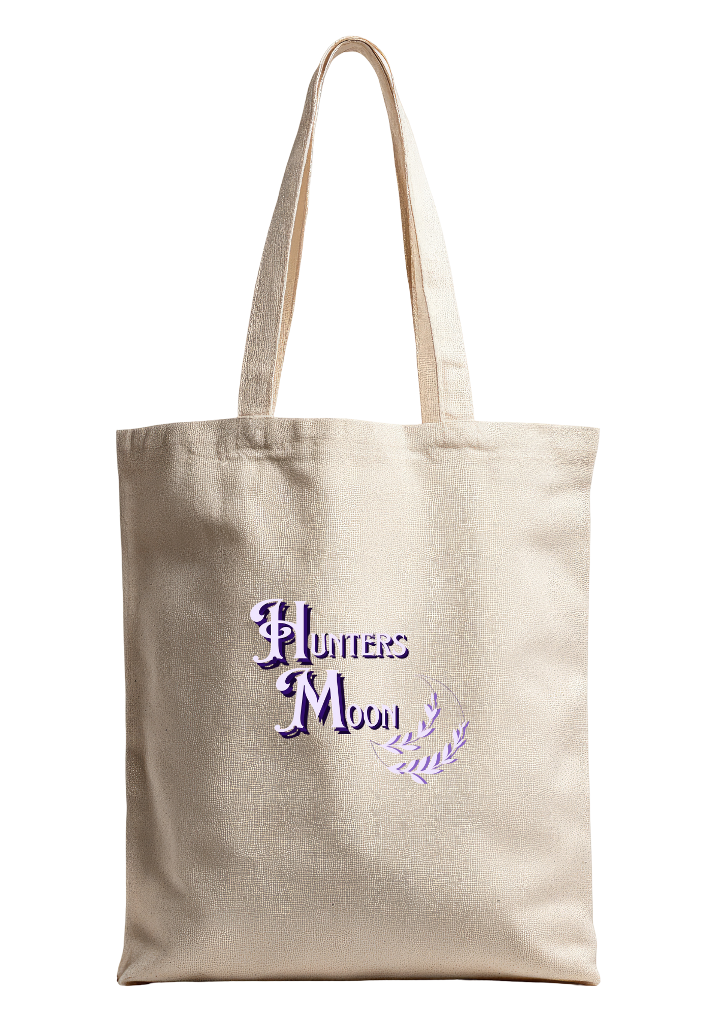 HM Beige Logo Tote Bag