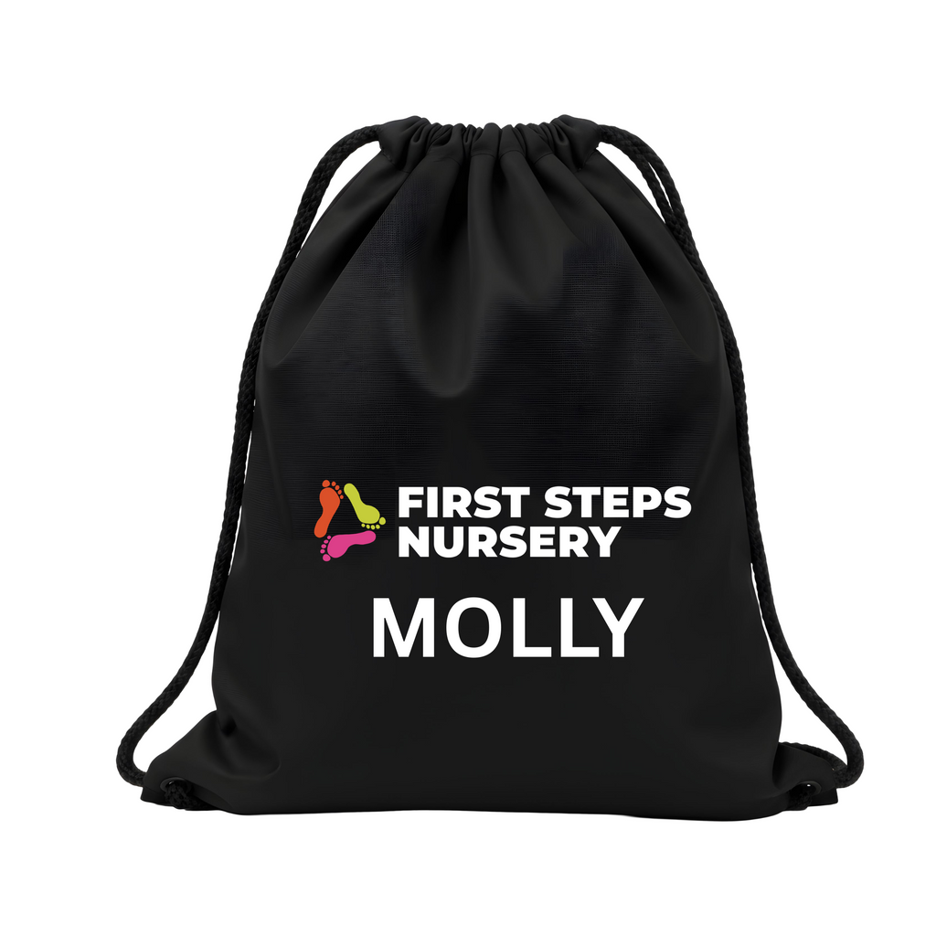 First Steps Logo Drawstring Bag