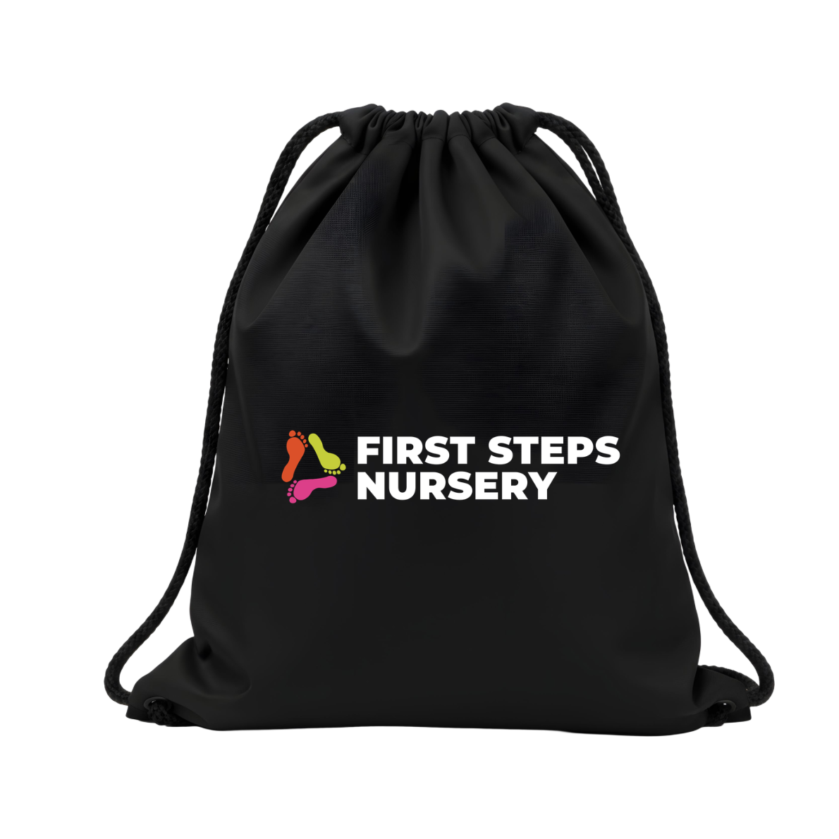 First Steps Logo Drawstring Bag