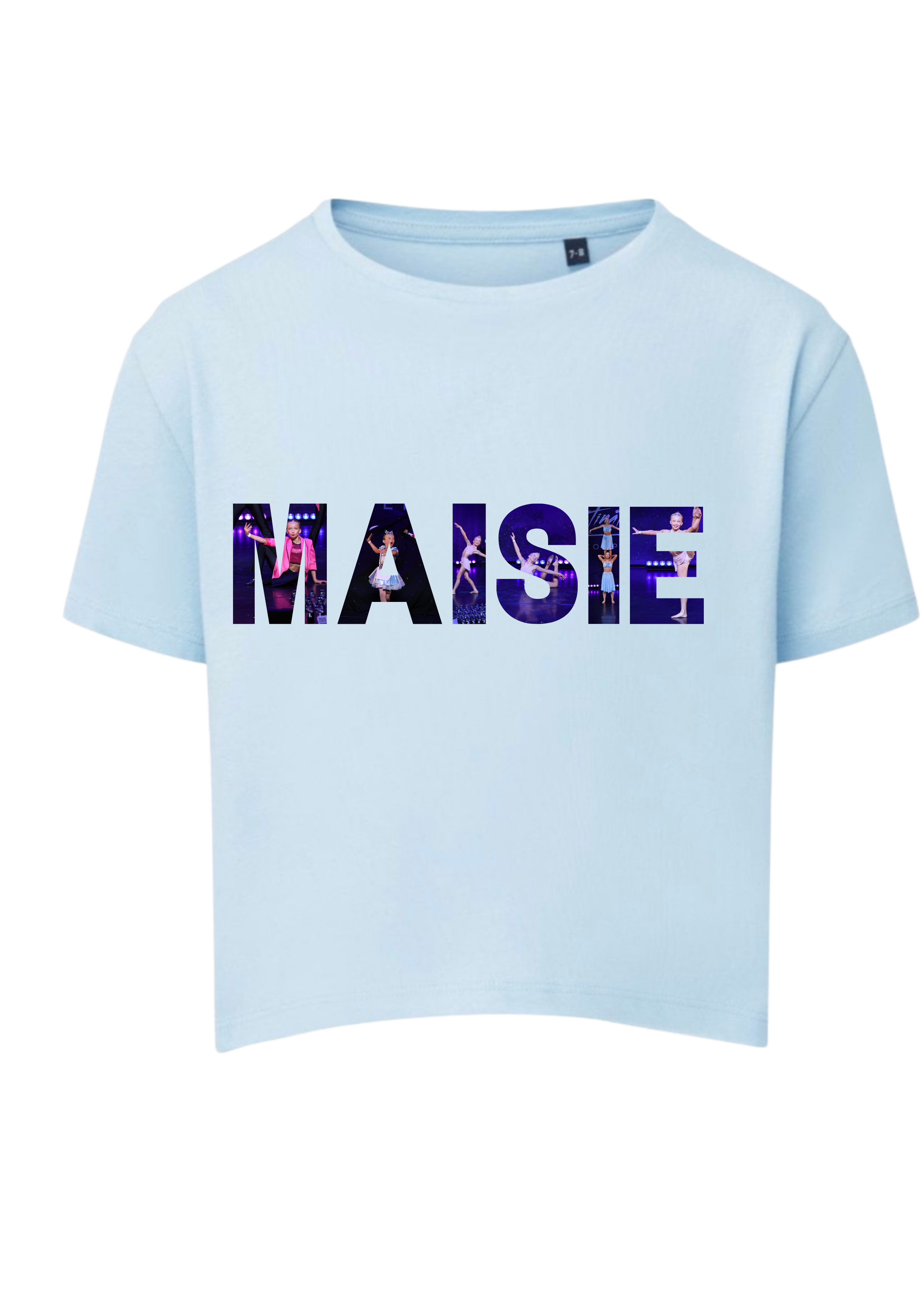 Personalised Dance Crop T-shirts