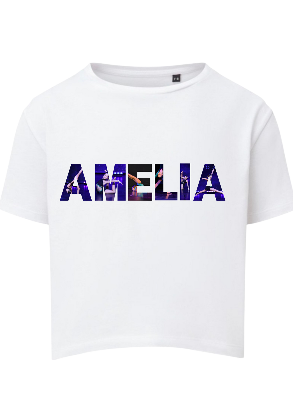 Personalised Dance Crop T-shirts