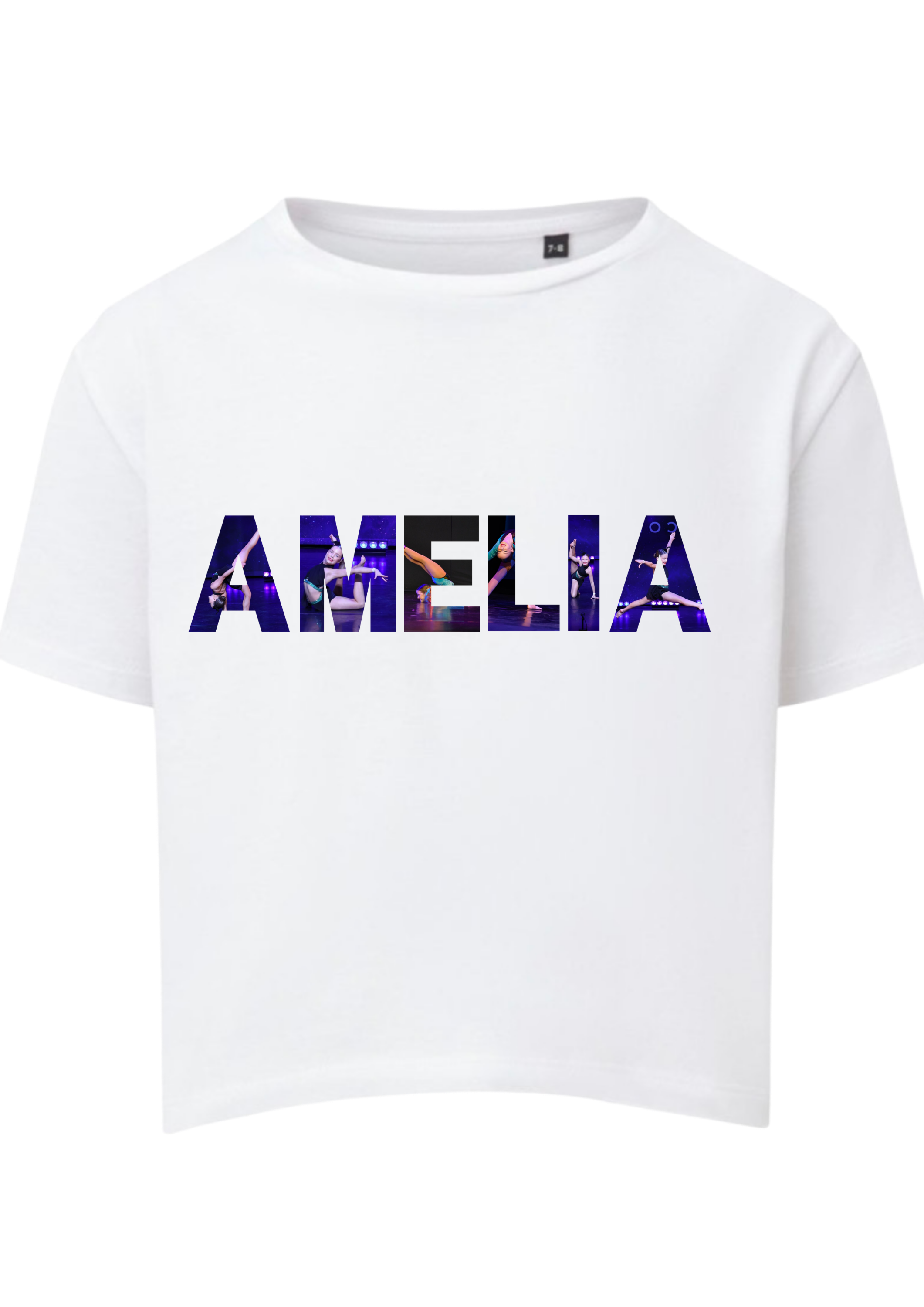 Personalised Dance Crop T-shirts