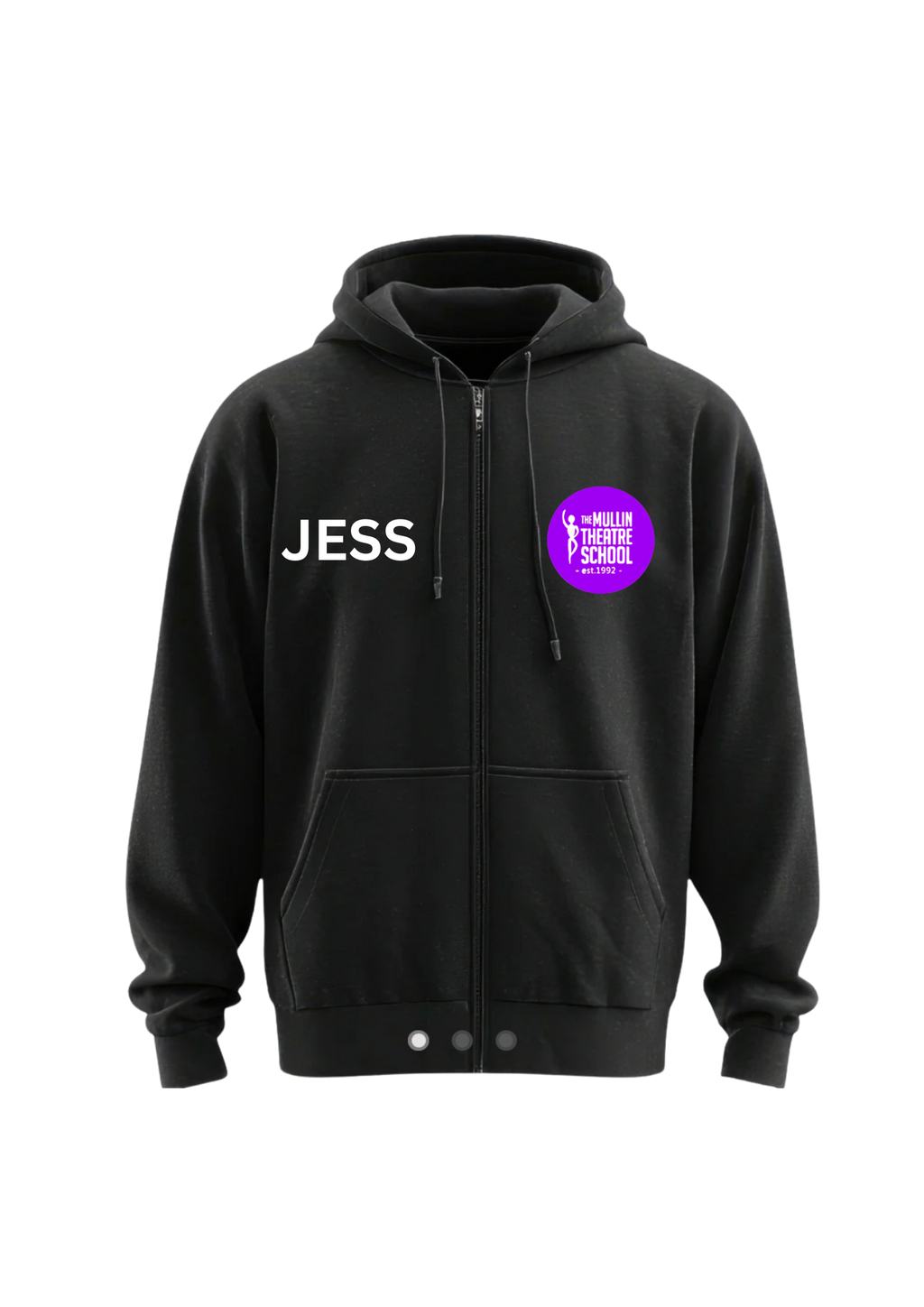 MTS Zip Up Hoodie With name