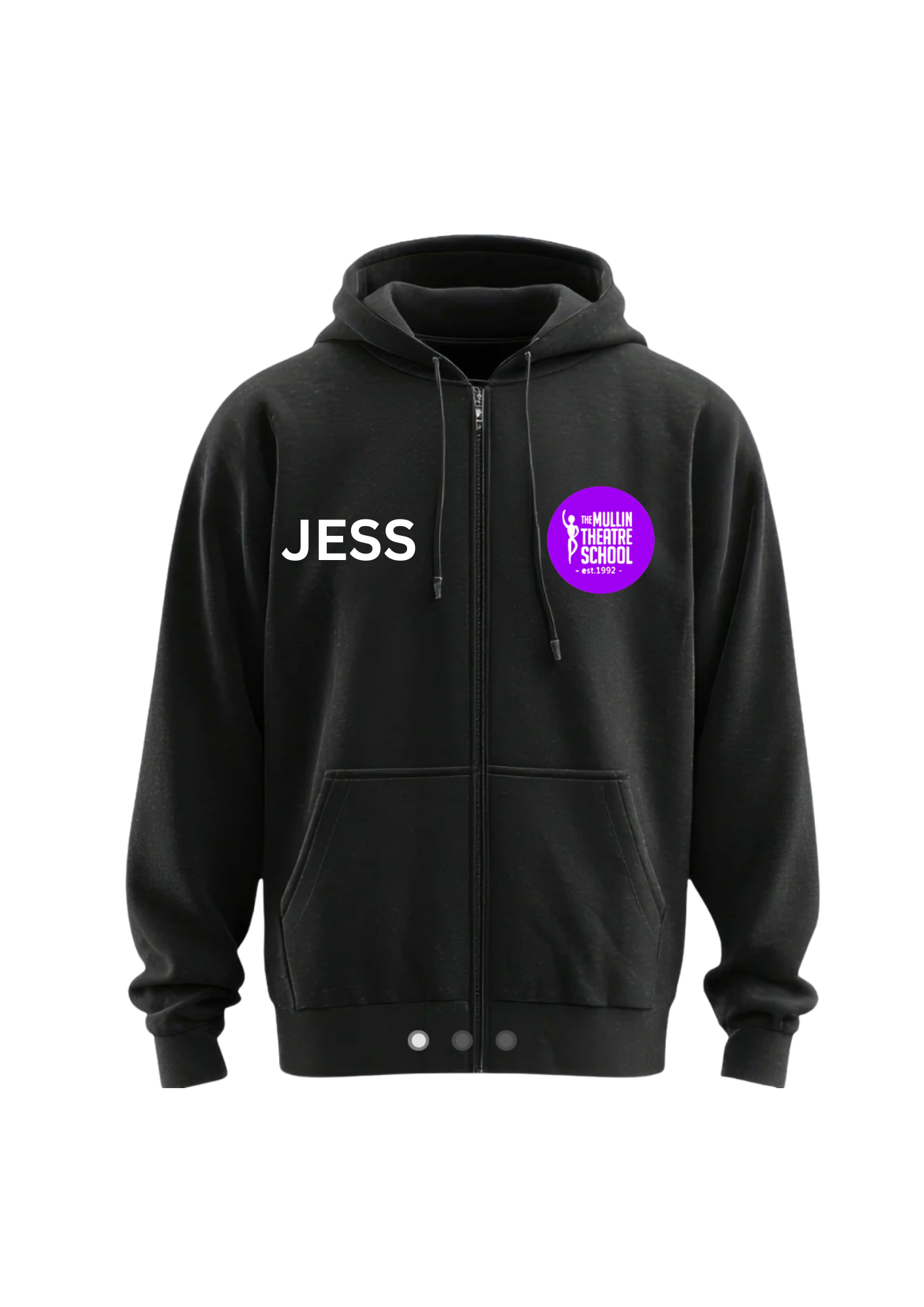 MTS Zip Up Hoodie With name