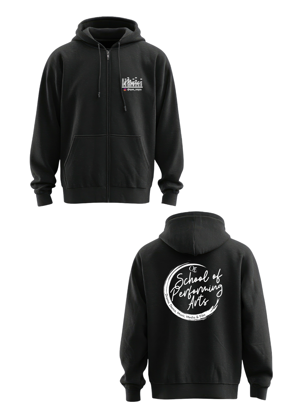 QE Zip Up Hoodie