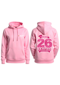 First Steps Pink Leavers Hoodies