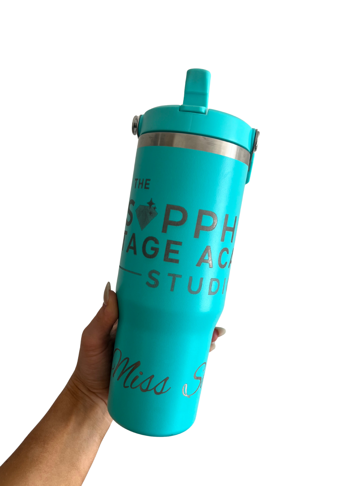 Metal Sapphire Stage Water Bottle